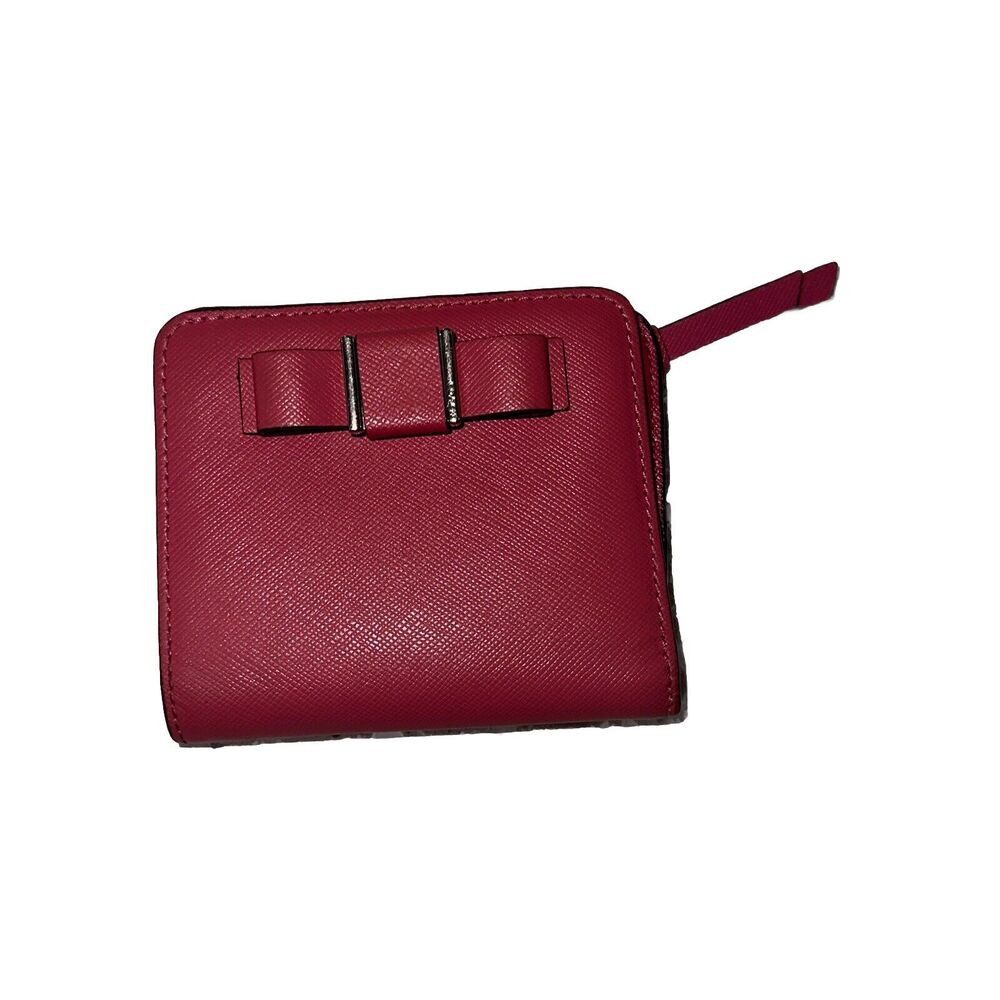 Coach Pink Silver Hardware Wallet Bilfold